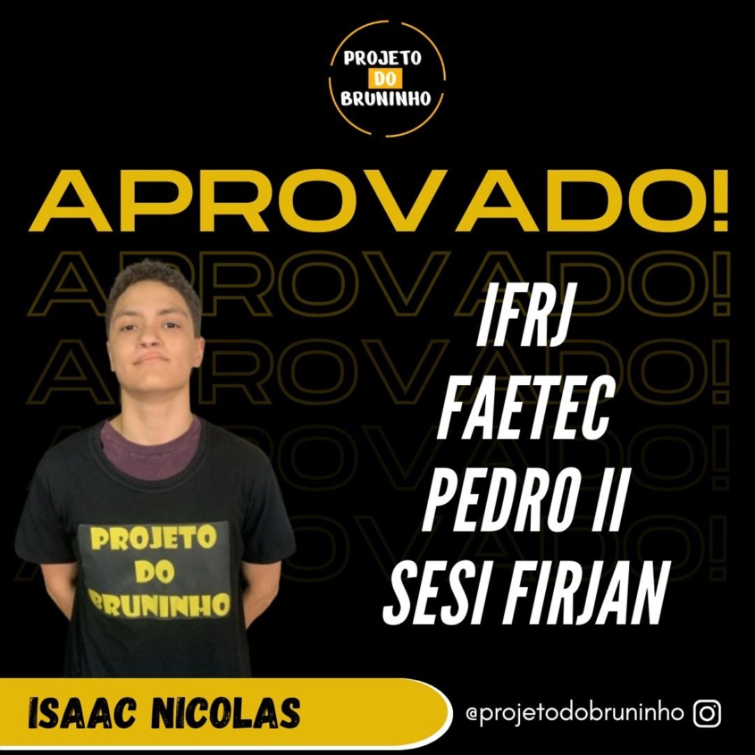 Registro de alunos e momentos do Projeto do Bruninho