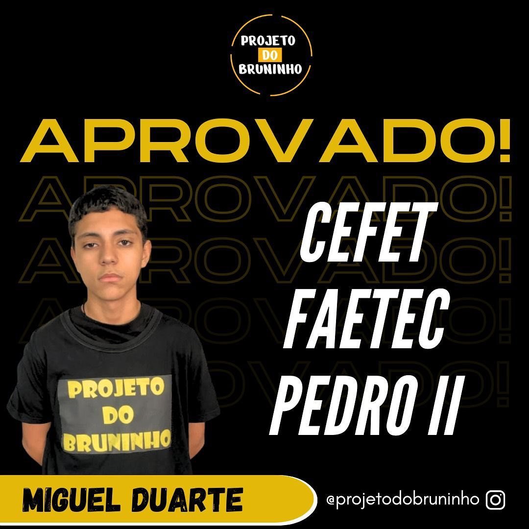 Registro de alunos e momentos do Projeto do Bruninho