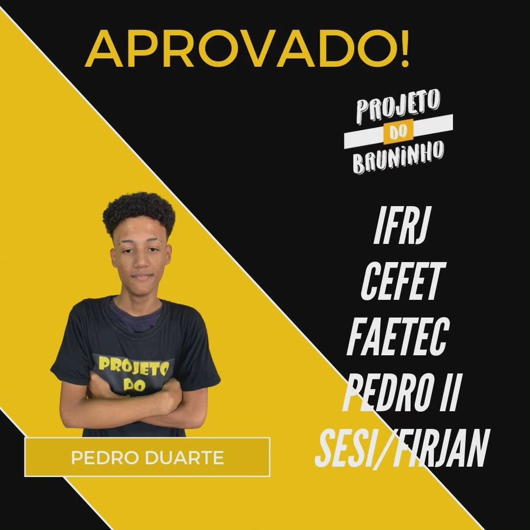 Registro de alunos e momentos do Projeto do Bruninho