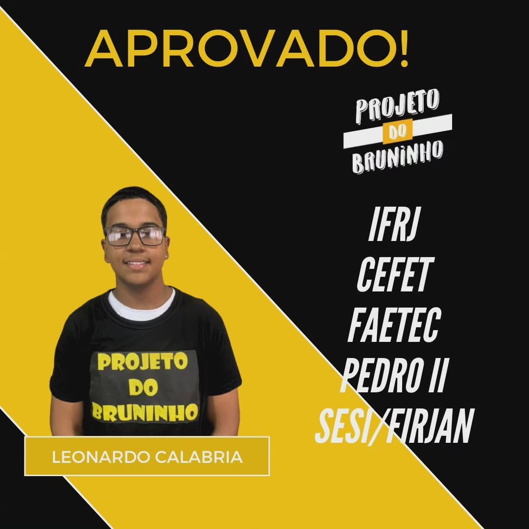 Registro de alunos e momentos do Projeto do Bruninho